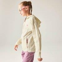 Dare 2b Thriving IV Stretch Insulating Full Zip Hooded Midlayer in Natural White | Size: 11-12 Years