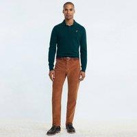 Lands' End Men's Classic Fit Corduroy Trousers with Comfortable Waistband in Brown | Size: 32L