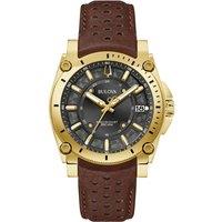 Bulova Men's 97B216 40mm Quartz Watch in Brown