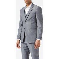 XPOSED Men's JROSS Formal Suit Jacket & Waistcoat Set - Stylish Classic Design in Grey | Size: 42R
