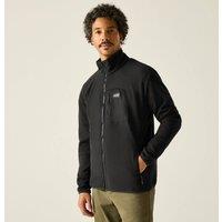 Regatta Men's Frankie Full Zip Fleece in True Black | Size: XL
