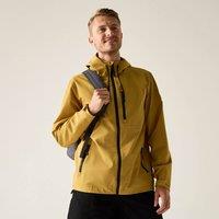 Regatta Men's Frankie Lighweight Hooded Waterproof Jacket in Mustard | Size: 3XL