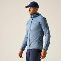 Regatta Men's Finchdale Marl Full Zip Hooded Midlayer in Mid Blue | Size: Medium