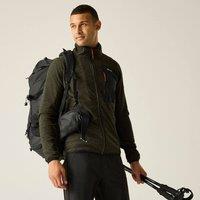Regatta Men's Scaris Full Zip Marl Fleece in Green | Size: Large