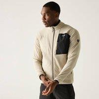 Regatta Men's Scaris Full Zip Marl Fleece in Cream | Size: Large