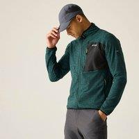 Regatta Men's Scaris Full Zip Marl Fleece in Teal | Size: Small
