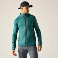Regatta Men's Kadley Full Zip Hooded Midlayer in Teal | Size: 2XL