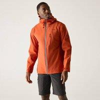 Regatta Men's Oklarna Hooded Waterproof Jacket in Burnt Orange | Size: Large