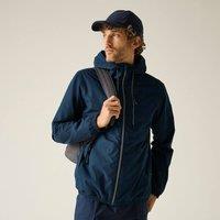 Regatta Men's Shorebay Marl Lightweight Hooded Waterproof Jacket in Navy | Size: XL