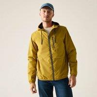 Regatta Men's Shorebay Marl Lightweight Hooded Waterproof Jacket in Mustard | Size: 3XL