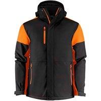 Printer Men's Padded Soft Shell Jacket in Black | Size: XL