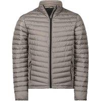TEE JAYS Men's Padded Zepelin Jacket in Grey | Size: 3XL