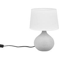 Netlighting Martin Modern Table Lamp with Round Tapered Shade Cappucino UK Stock in Beige
