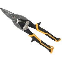 Faithfull Compound Aviation Snips - Straight Cut in Yellow