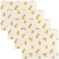 Furn Fruits Oranges Set of 4 Indoor/Outdoor Placemats in Natural