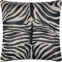 Paoletti Leopardis Zebra Woven Outdoor Cushion | Size: 50 cm x 50 cm