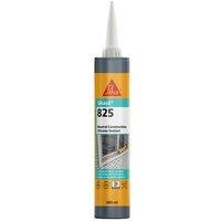 Everbuild Sika Sikasil-825 Silicone Sealant Portland Stone 380Ml in Beige