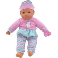 Lullaby Baby 16" Soft Baby Doll With Bottle & Dummy