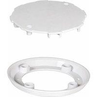 McAlpine Cover & Clamp Ring TSG-CL+COV-W - TSG-CL+COV-WH-SC - for Plumbing in White