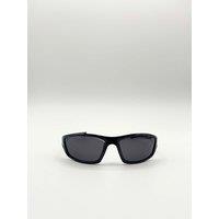 SVNX Outdoor Racer Sunglasses with Hard Case in Black