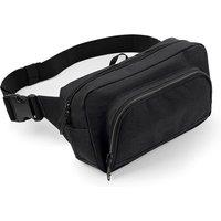 Bagbase Organiser Belt Waistpack Bag (2.5 Litres) Pack of 2 in Black