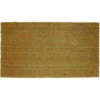 THE RUGS Coir Doormats Plain Design Mat | 139 in Brown | Size: 40 cm x 70 cm