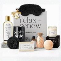 volila Easter Gift Set: Wine Tumbler, Candle, Eye mask, Bath Bombs & Essential Oil in Black