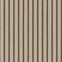 Belgravia Wood Slats Vinyl Wallpaper in Light Oak