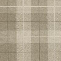 Arthouse Country Tartan Textured Wallpaper in Taupe