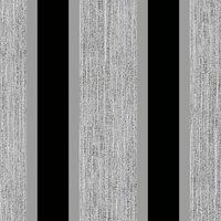 Direct Wallpapers Stripe Textured Wallpaper in Silver