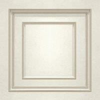 Belgravia Amara Panel Vinyl Textured Wallpaper in Cream