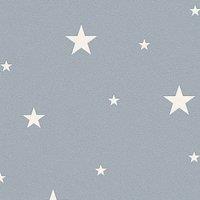 AS Creation Glow In The Dark Stars Textured Wallpaper in Grey