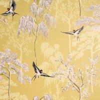 Arthouse Garden Wallpaper in Yellow
