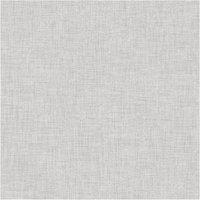 Muriva Cambric Fabric Effect Textured Wallpaper in Grey
