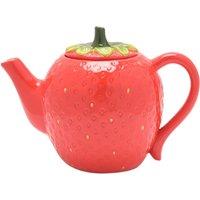 The Cottage Garden Strawberry Teapot in Red