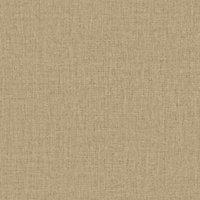 Belgravia Carmella Plain Heavyweight Vinyl Textured Wallpaper in Light Sand