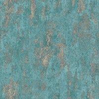 Erismann Casual Chic Industrial Vinyl Textured Wallpaper in Blue
