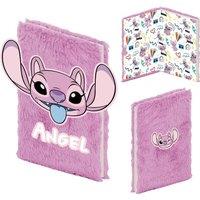 Lilo & Stitch Angel Plush A5 Notebook in Pink