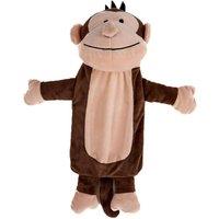 K Collection Monkey 3D 750ml Hot Water Bottle & Cover in Brown