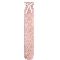 K Collection Heart Extra Long 2L Hot Water Bottle & Cover in Pink