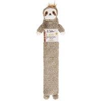 K Collection Sloth Extra Long 2L Hot Water Bottle & Cover in Beige