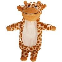 K Collection Giraffe 3D 750ml Hot Water Bottle & Cover in Dark Brown