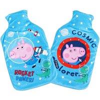 Peppa Pig Reversible 2L Hot Water Bottle & Cover in Blue