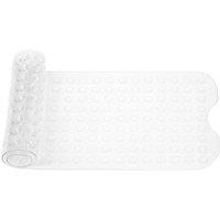 K Collection Premium Rubber Shower Mat in Clear