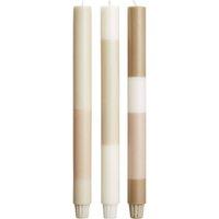 Originalhome Layered Candles (Pack of 3) in Off-White