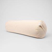 Amp Wellbeing Natural Cotton Yoga Bolster in Stone