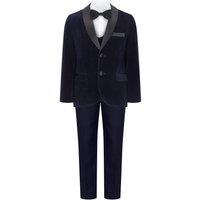 Milano Mayfair Boy's Edgar Tuxedo Suit - Navy Velvet | Size: 5 Years