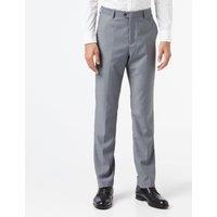 XPOSED Men's JROSS Tailored Formal Suit Trousers in Grey | Size: 42