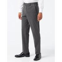 XPOSED Men's JROSS Tailored Formal Suit Trousers in Charcoal | Size: 38