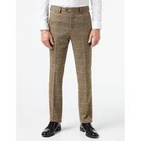 XPOSED Men's Stylish Tweed Suit Trousers - Model X3309-2 in Brown | Size: 46